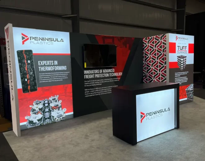 Peninsula Plastics 10’ x 20’ Exhibit