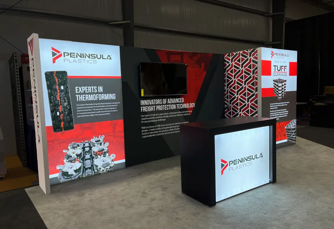 Peninsula Plastics 10’ x 20’ Exhibit