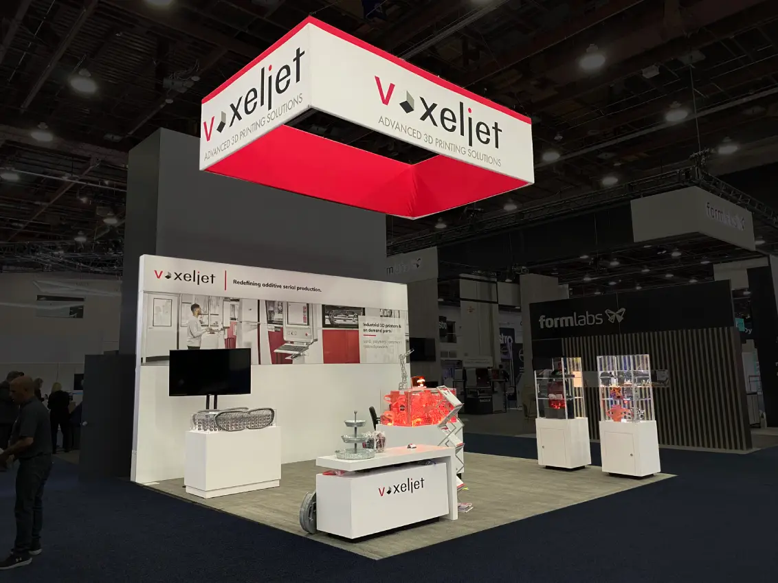 Voxeljet 20’ x 20’ Exhibit