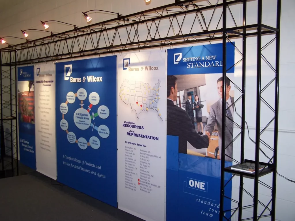 Custom Designed Trade Show Banner for Burns & Wilcox
